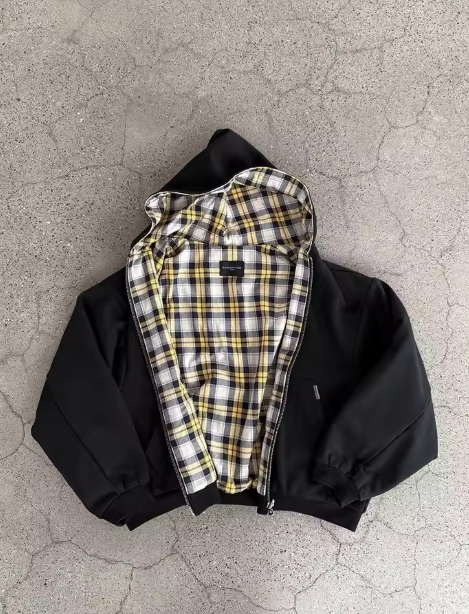 Hoodie zip retro street