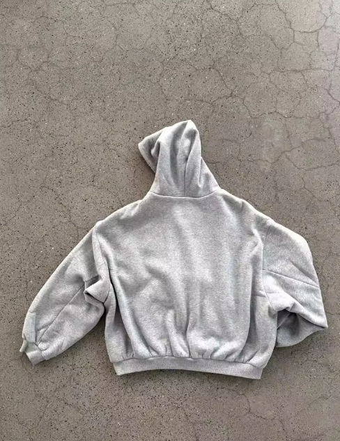 Hoodie zip retro street